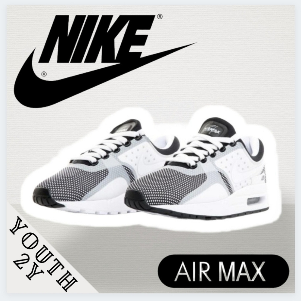 NIKE - BOY - GS AIR MAX ZERO - BLACK/WHITE/GREY